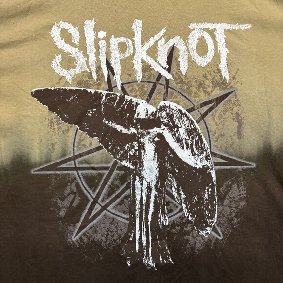 Slipknot Split Dye Angel Rock T-shirt size extra large - Picture 2 of 4